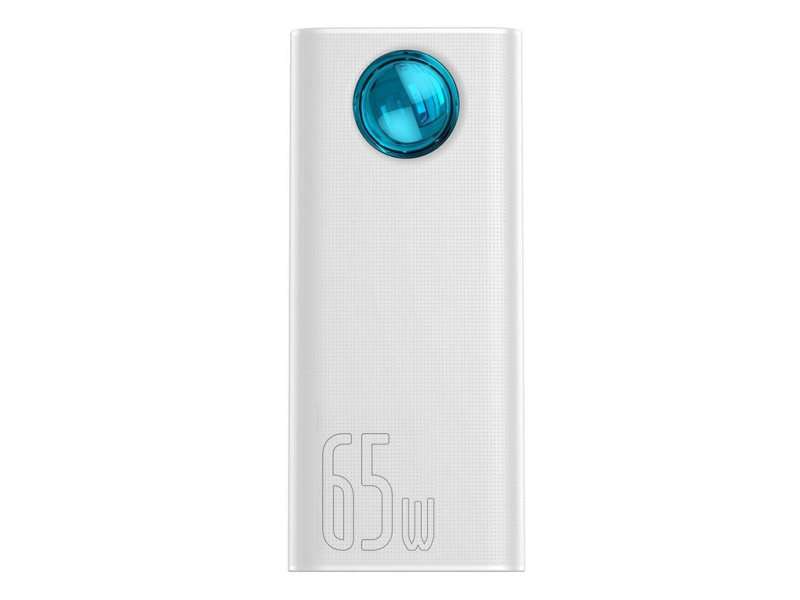 Baseus Amblight, 30000mAh, QC 3.0, PD, 3A, 65W (biały)